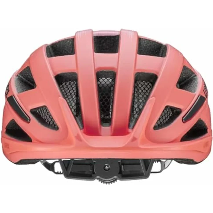 Uvex Air Wing 2 CC, leichter Fahrradhelm mit integrierter Sonnenblende, coral-strawberry matt, Größe 52-57 cm – Bild 4