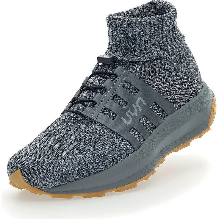 UYN Uynner Hero wasserfeste Outdoorschuhe, Merinowolle, ultra-atmungsaktiv, grau melange, Größe 47