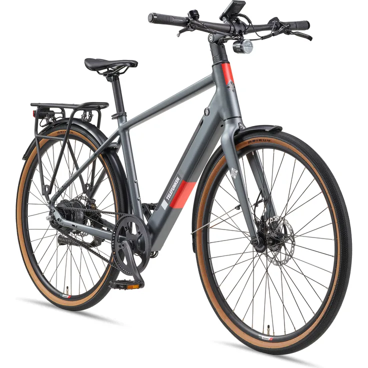 Telefunken Urban E-Bike Herren UH220 28 Zoll Hinterradmotor Automatikschaltung in schwarz