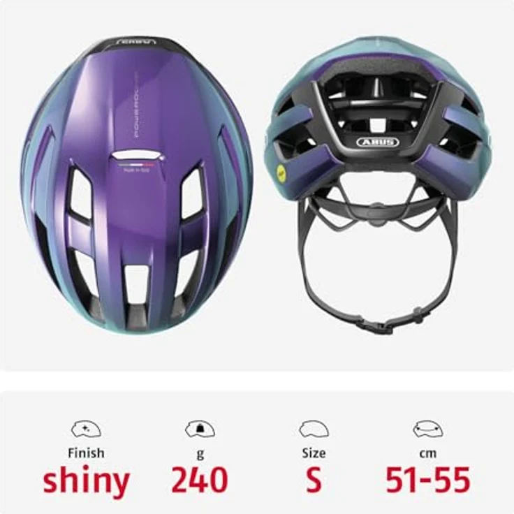 Abus PowerDome MIPS, Velohelm (51 - 55 cm) mit optimaler Belüftung und individuellem Anpassungssystem – Bild 3