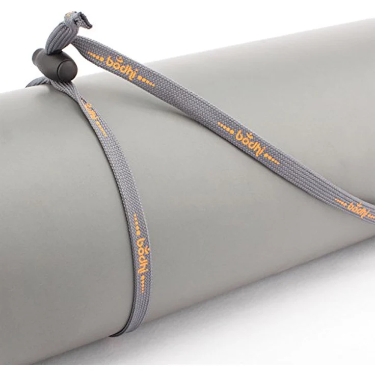 Bodhi | Universal-Yogamatten-Tragegurt | Trageband | Orange | verstellbare Schlaufe | einfach und günstig | Gurt für Yogamatte – Bild 3