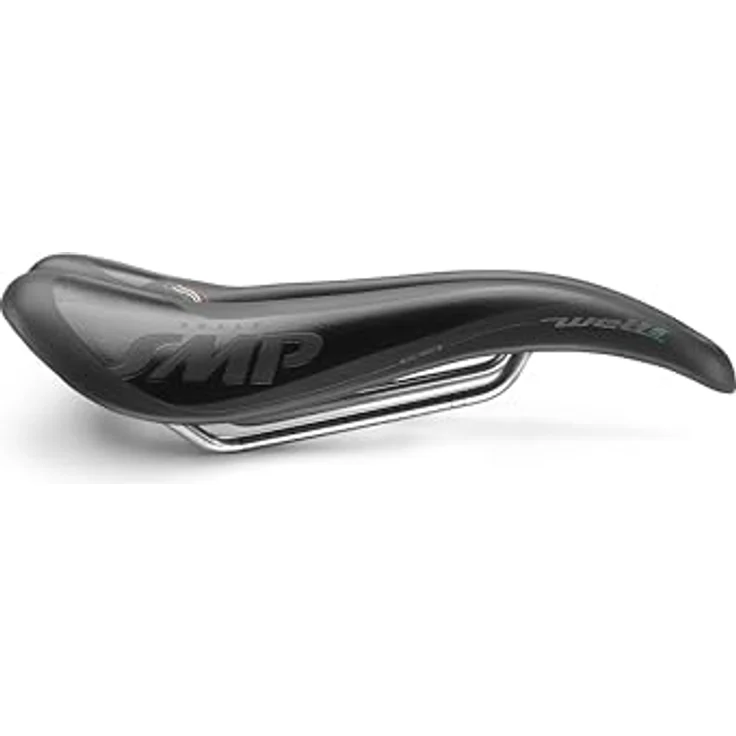 SMP Seller SMP Well S Fahrradsattel, Schwarz, 274x138mm, Carbon-verstärkt, Empfehlung für Straßenrennen, MTB, Pendler – Bild 4