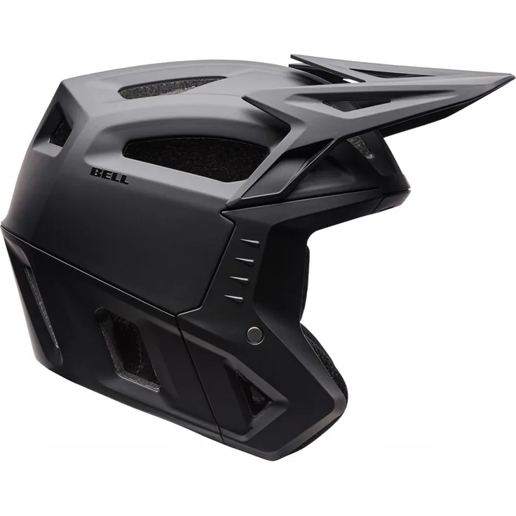 Bell 3QTR-Air Mips Fahrradhelm, Solid matte black, Magnetischer Fidlock-Verschluss, Dual Flow Ventilation, Größe M