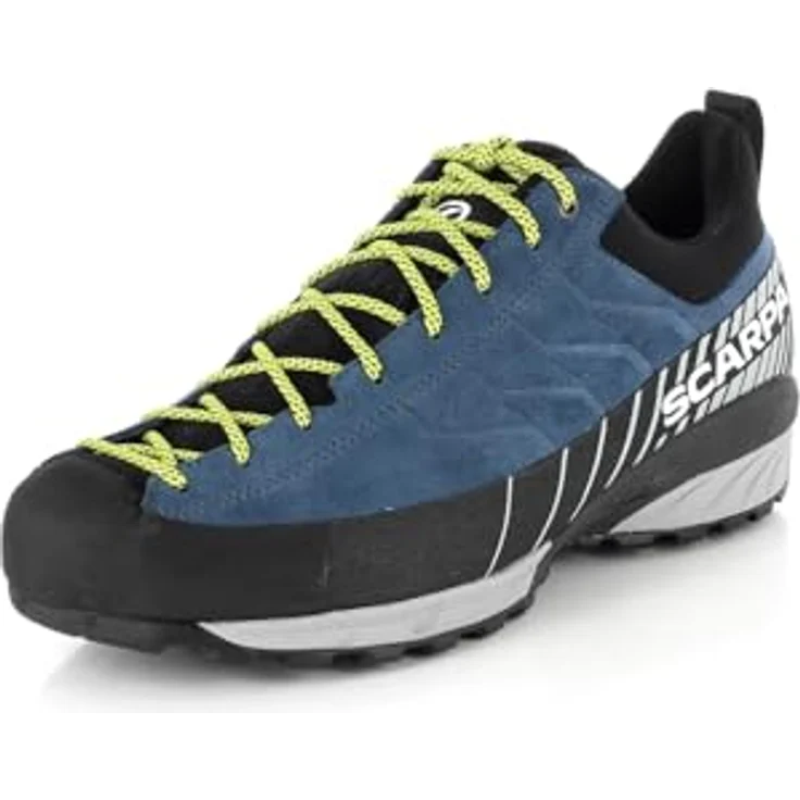 Scarpa Mescalito Herren Zustiegsschuh, blau/grau, technischer Wanderschuh mit wasserdichtem Obermaterial und Vibram® Sohle – Bild 3