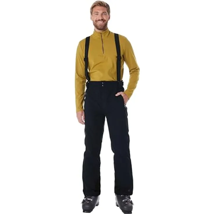 Killtec Enosh, Herren Skihosen (XXL), wasser- und winddicht, grau, atmungsaktiv mit 3.000 g/m²/24 h
