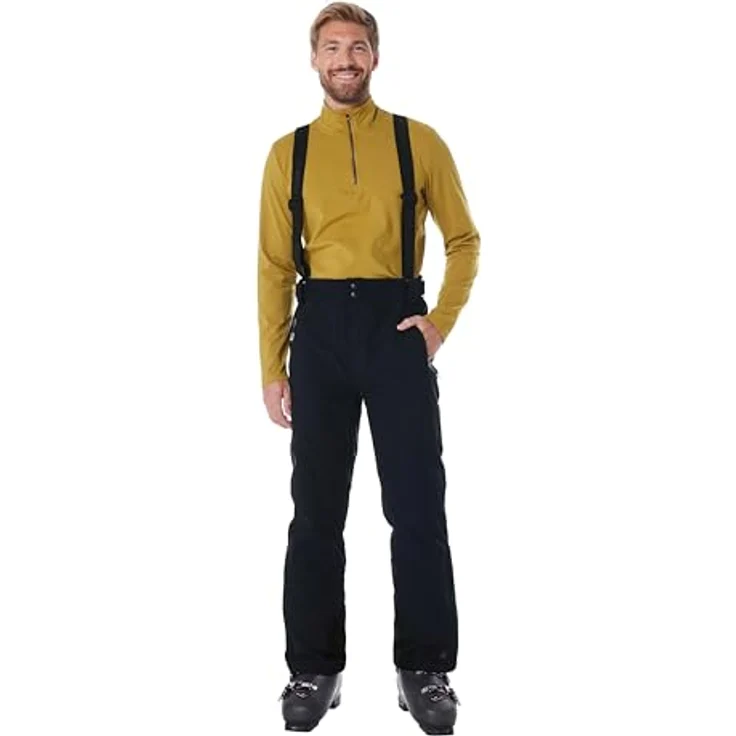 Killtec Enosh, Herren Skihosen (XXL), wasser- und winddicht, grau, atmungsaktiv mit 3.000 g/m²/24 h – Bild 1