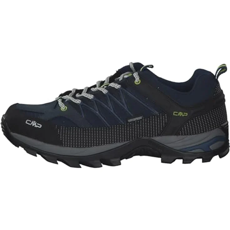 CMP Campagnolo Rigel LOW WP, Herren Wanderschuhe, wasserdicht und atmungsaktiv, Schnürverschluss, Größe 42, Blau – Bild 2