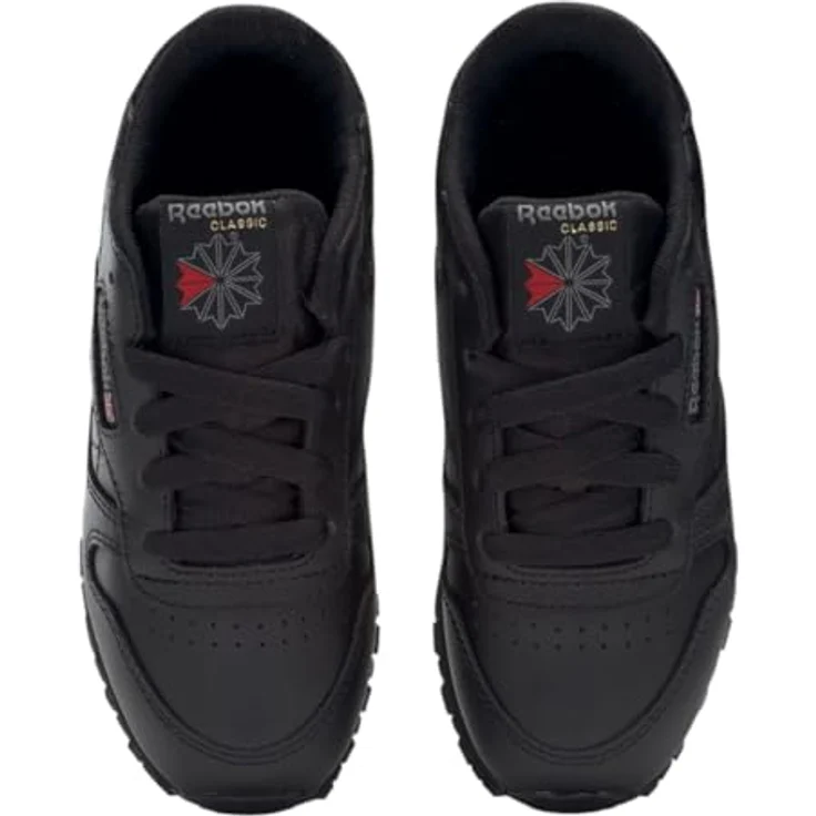 Reebok Classic Leather, Sportschuhe für Jungen, schwarz, EU 32, pflegeleichtes Obermaterial aus Leder und Textil – Bild 5