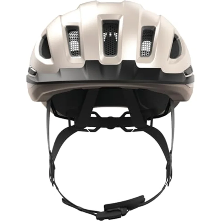 ABUS Stadthelm Urban-I 4.0 ACE, Fahrradhelm mit Licht und Zoom Spin Verstellsystem, Größe M, beige – Bild 2