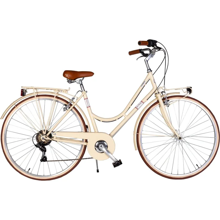 VENICE Retrobike 28 Zoll CONDORINO Lady, 6-Gang Kettenschaltung, BEIGE CAPPUCCINO
