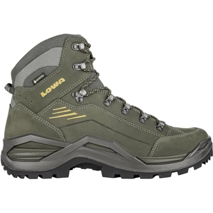 LOWA Renegade GTX Mid Wanderschuhe Herren, wasserdicht und atmungsaktiv, türkis, Schuhgröße 44.5 – Bild 1