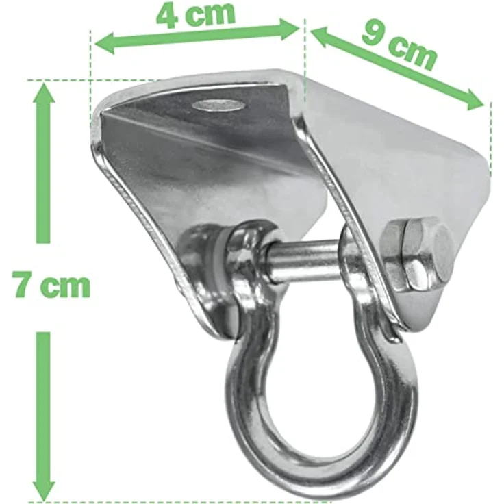 Yes4All Heavy Duty Hangers Boxsackaufhänger aus Holz, robust, 180 Grad drehbar, Ringaufhängung, B. 180-Grad-Drehung – Bild 2