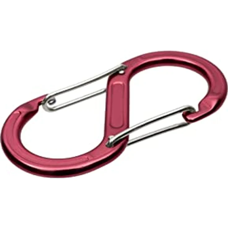 Coghlan Relags Zubehörkarabiner, 2er Pack, leichte Aluminiumkarabiner, Rot, S – Bild 2