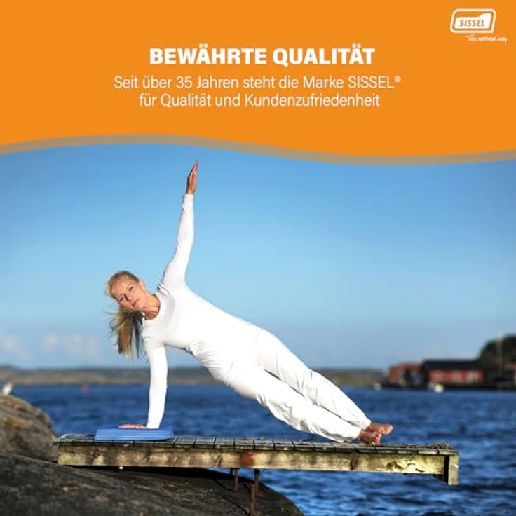 Sissel Balancefit Pad Blau | Gleichgewichtstraining & Koordination | Antirutsch, TPE | 120kg Belastbarkeit | Vielseitig & Sicher – Bild 2