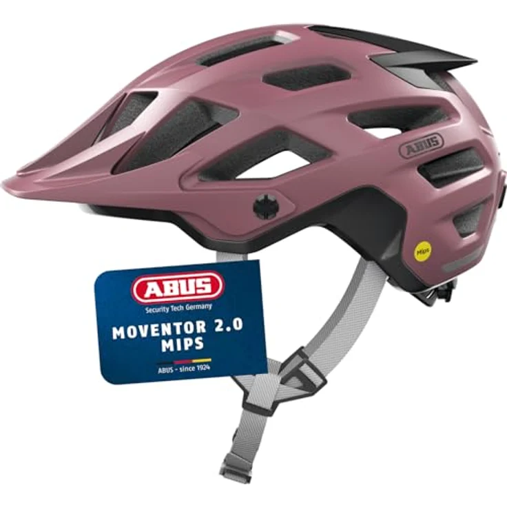 ABUS Moventor 2.0 MIPS, All-Mountain-Helm für Damen und Herren, rot, Größe S, mit optimaler Belüftung und zusätzlichem Aufprallschutz – Bild 1