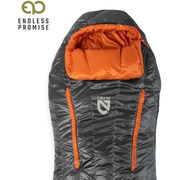 Nemo Equipment Disco 30, leichter Daunenschlafsack mit Koppelbarkeit und wasserabweisendem Material, für Sommer-Aktivitäten – Bild 5