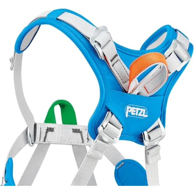 PETZL OUISTITI Klettergurt für Kinder, Blau, Einheitsgröße bis 30 kg, optimaler Tragekomfort mit halbstarrer Konstruktion – Bild 5