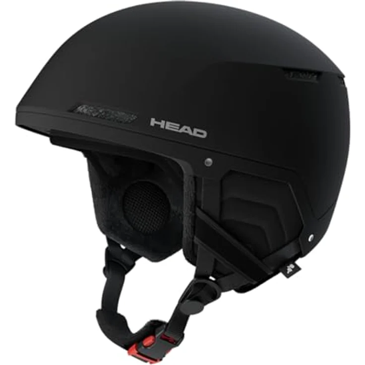 HEAD COMPACT Evo Ski- und Snowboardhelm, Schwarz, leichter Helm mit Sphere Fit System und abnehmbaren Earpads – Bild 1