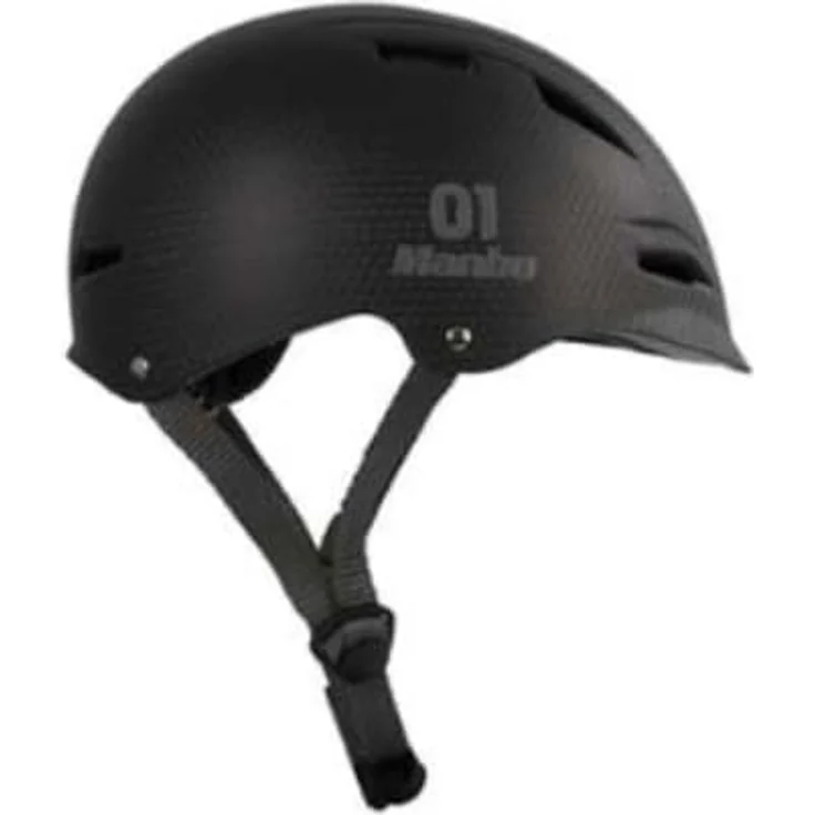 Qplay Kinderhelm, Schwarz, Größe 52-58 cm für Kinder, leicht und robust – Bild 1