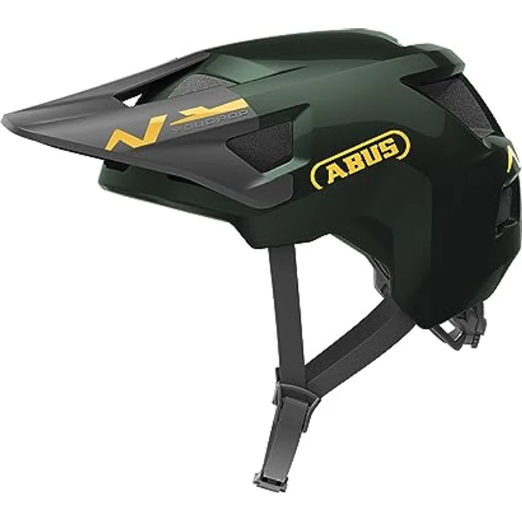 Abus YouDrop, Velohelm für Kinder und Jugendliche, verstellbar (48 - 55 cm), mit Break-Away-Schirm und verbesserter Belüftung – Bild 1