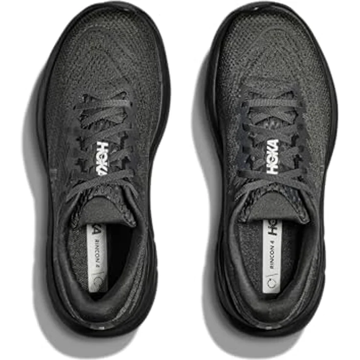 Hoka RINCON 4, Laufschuhe mit starker Dämpfung und atmungsaktivem Obermaterial, schwarz, Größe 46 – Bild 4