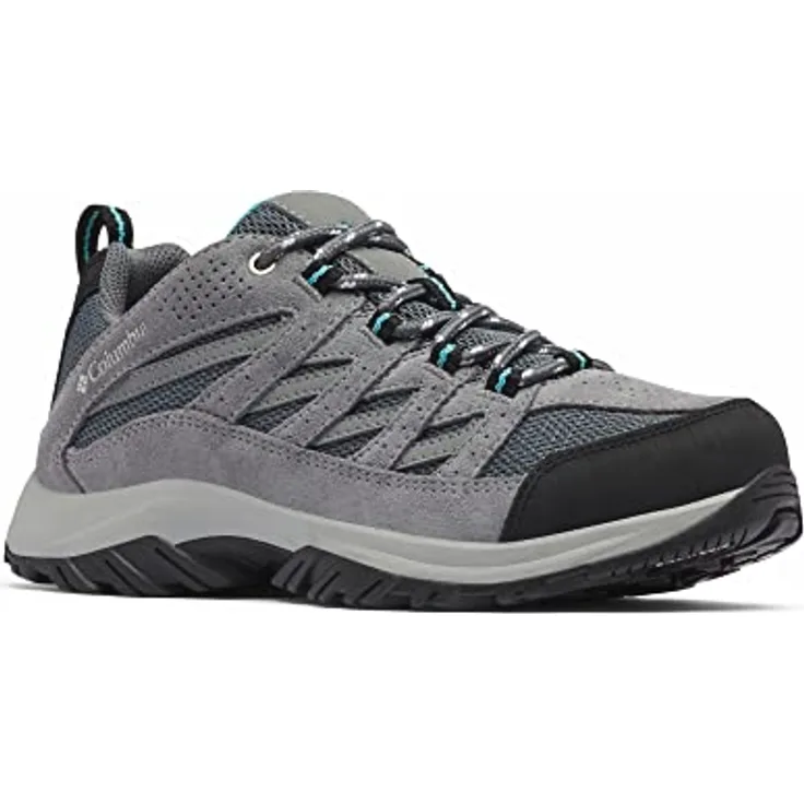 Columbia Crestwood Wanderschuhe für Damen, Wildleder und Textil, Omni-Grip Gummisohle, komfortable Techlite Mittelsohle