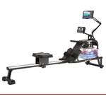 HAMMER Ocean One 4531 Premium Wasser-Rudergerät mit 20 Programmen, realistisches Rudererlebnis durch Wasserwiderstand, platzsparend aufstellbar, 140 kg Benutzergewicht, 200 x 54 x 117 cm