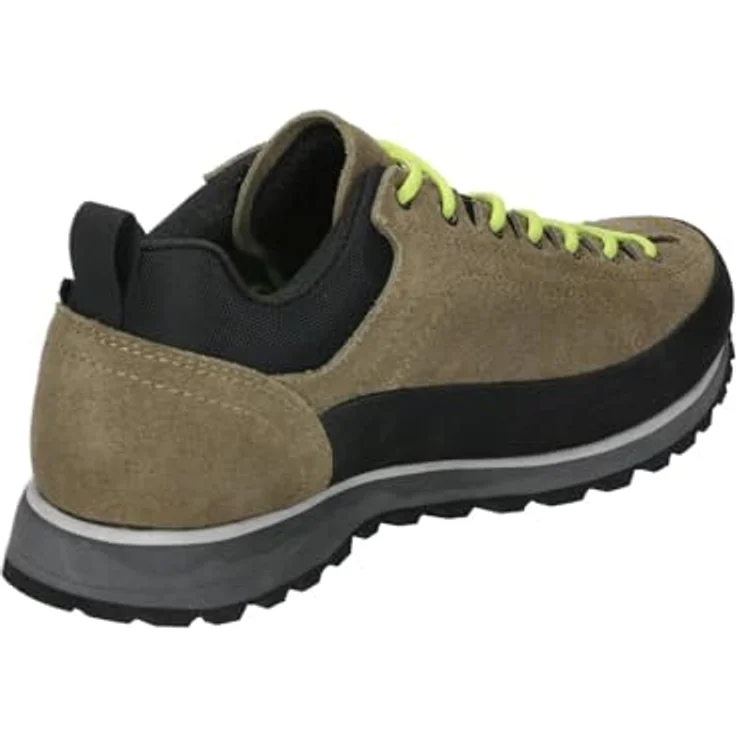 Brütting Mount Parry 43, Unisex Wanderschuhe in Olive/Schwarz/Zitronengelb mit rutschfester Vibram-Außensohle und atmungsaktivem Obermaterial – Bild 4
