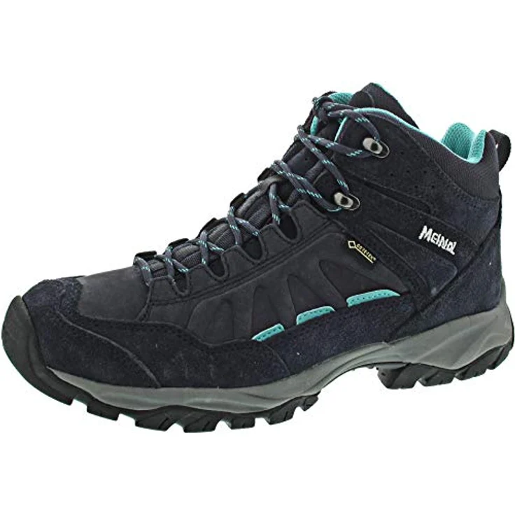 Meindl Nebraska Lady Mid GTX, Wasserdichte Wanderschuhe mit griffiger Light Trail-Sohle, nachtblau, Gr. 51/2 – Bild 1