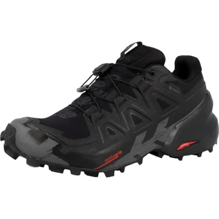 Salomon Speedcross 6, Damen Laufschuhe mit Gore-Tex-Membran und starkem Grip, Schwarz – Bild 2
