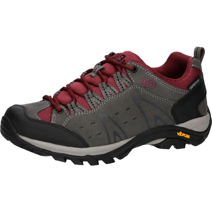 Brütting Mount Bona Low, Damen Wanderschuhe mit wasserdichter Comfortex-Klimamembrane, Vibram-Laufsohle, Grau, Größe 41 – Bild 1