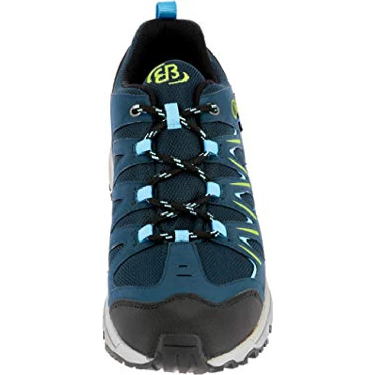 Brütting Herren Wanderschuhe, robuste Outdoorschuhe aus Synthetik, Schnürverschluss, Größe 43, Blau – Bild 3