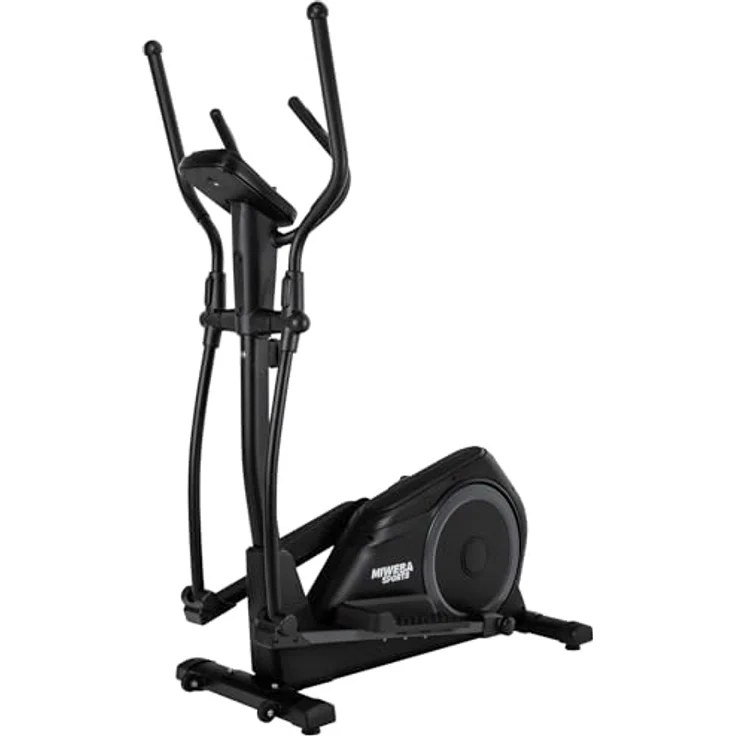 Miweba Sports Crosstrainer MC500 Stepper | 7 kg Schwungmasse - Bis 120 kg - Ergometer für Zuhause - Heimtrainer - Ellipsentrainer leise - LCD Monitor - Hometrainer mit Sitz - Fitness Fahrrad (Schwarz) – Bild 2