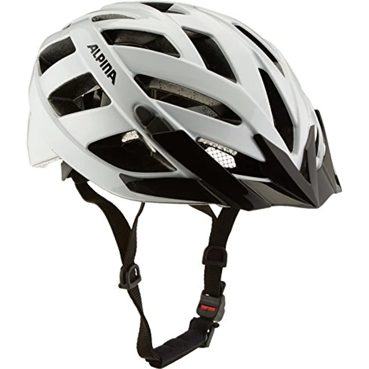 Alpina Panoma Classic White, Größe 56 - 59 cm - Fahrradhelm, Farbe Weiß – Bild 2