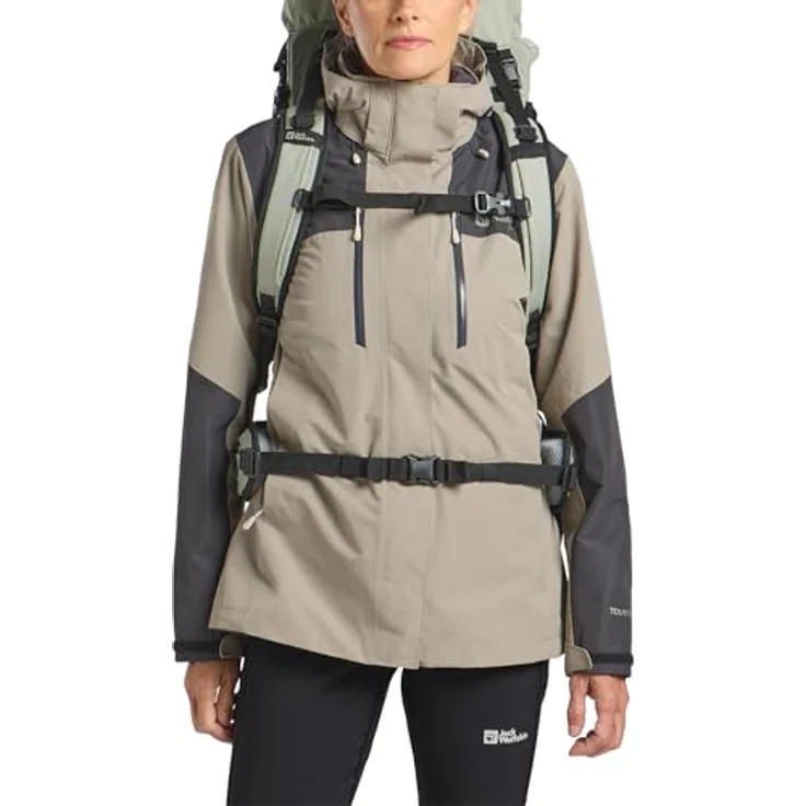 Jack Wolfskin Trailflair Lite 40 XS-L, Trekkingrucksack 71 cm, grün, 100% Polyamid – Bild 7