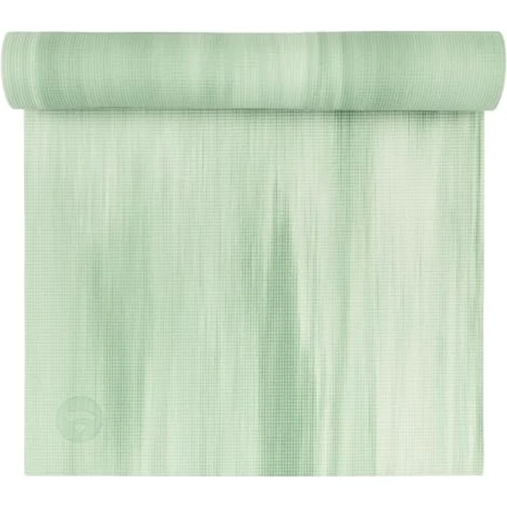 Bodhi Yogamatte Ganges | Rutschfeste Sportmatte | Schadstofffreie & Waschbare Fitnessmatte | Matte aus PVC | Allround-Matte für Yoga, Pilates & Gymnastik | salbei-grün – Bild 1