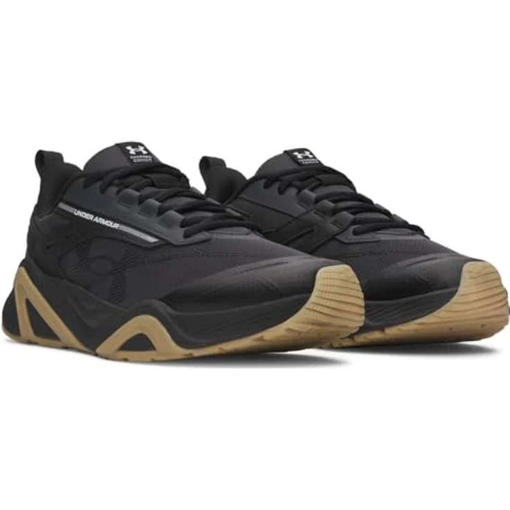 Under Armour Charged Commit 5, Trainingsschuhe für Herren, atmungsaktives Mesh-Obermaterial, Grau, EU 44 1/2 – Bild 2