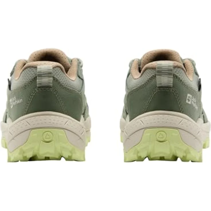 Jack Wolfskin Vojo Tour Texapore Low W, Damen Wanderschuhe, wasserdicht, grün, Größe 38 – Bild 4