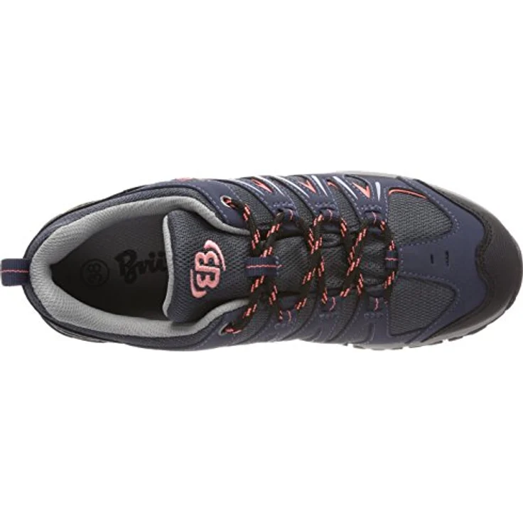 Brütting Damen Wanderschuhe, Outdoorschuhe aus Synthetik, flacher Absatz, Größe 36, Blau – Bild 5