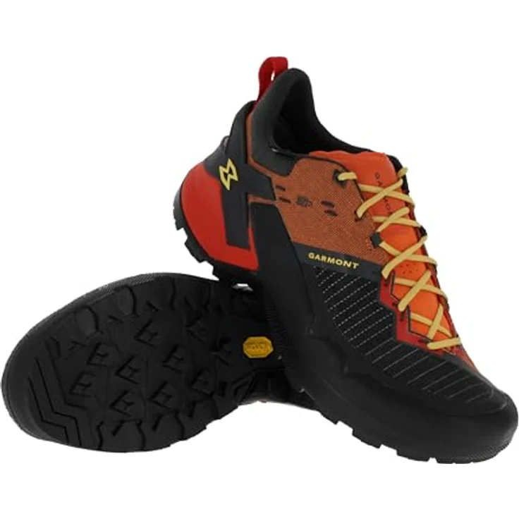 Garmont 9.81 Onyx GTX Men UK 8,5 Wanderschuhe mit Gore-Tex Membran, raven black/firecracker orange – Bild 3