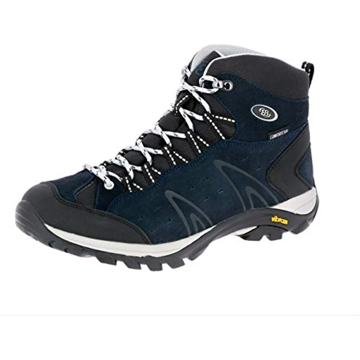 BRÜTTING Trekkingstiefel Mount Bona High, Veloursleder mit Nylon-Einsätzen, wasserdichte Comfortex-Klimamembrane, rutschfeste Vibram-Laufsohle – Bild 1