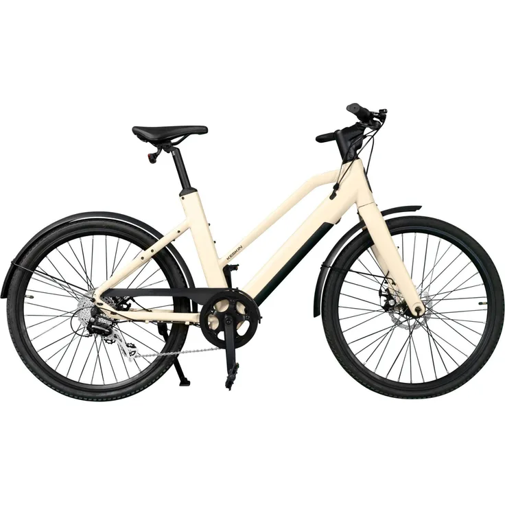 KESKIN cBike1V, E-Bike Cityrad 26 Zoll, Pedelec mit Shimano 8-Gang-Schaltung, bis zu 70 km Reichweite, integrierter Akku und modernes Design