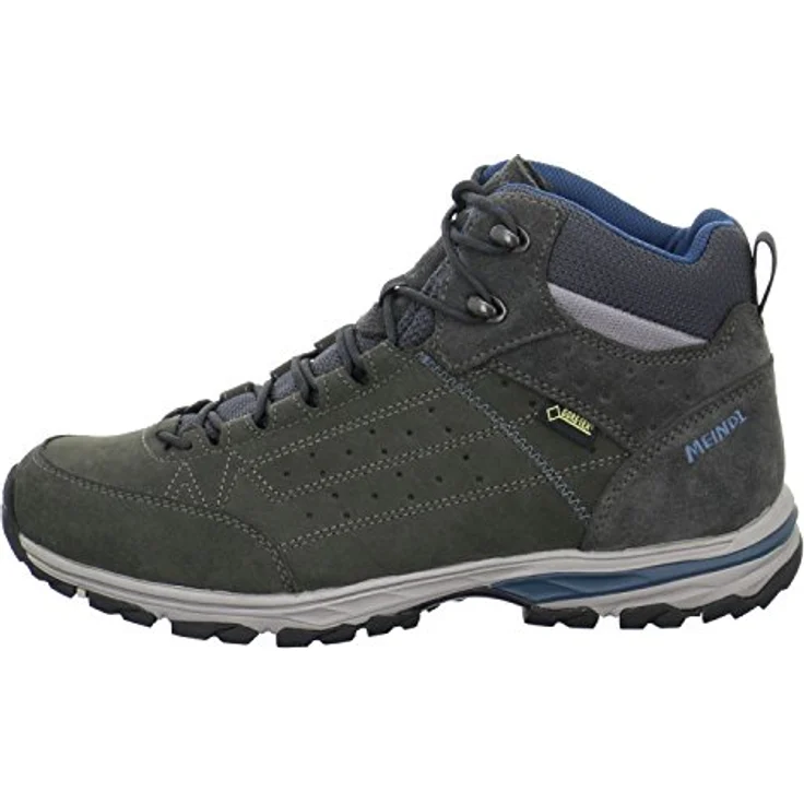 Meindl Herren Wanderschuhe, robuste Outdoorschuhe aus Veloursleder, schwarz, Größe 42 – Bild 3