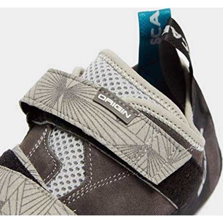 Scarpa Origin Kletterschuhe, Herrenmodell mit Klettverschluss, grau, Größe 38.5 – Bild 6