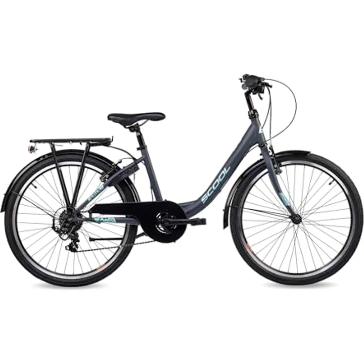 S’COOL Kinderfahrrad S'COOL chiX, 6 Gang Shimano Kettenschaltung, farbenfrohes Design – Bild 1
