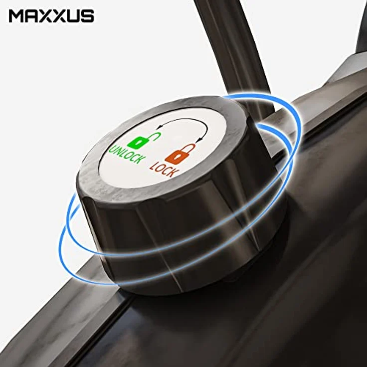 MAXXUS Crosstrainer CX 7.5 - Verstellbar, 25 kg Schwungmasse, 12 Programme, 16 Widerstandsstufen, Magnetbremssystem, 160kg, Flaschenhalter, Handpulssensoren - Ellipsentrainer, Heimtrainer für Zuhause - Preisvergleich – Bild 5