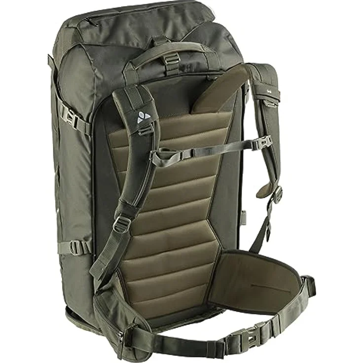 VAUDE Mundo 50+to Go, Reiserucksack mit Daypack, schwarz – Bild 4