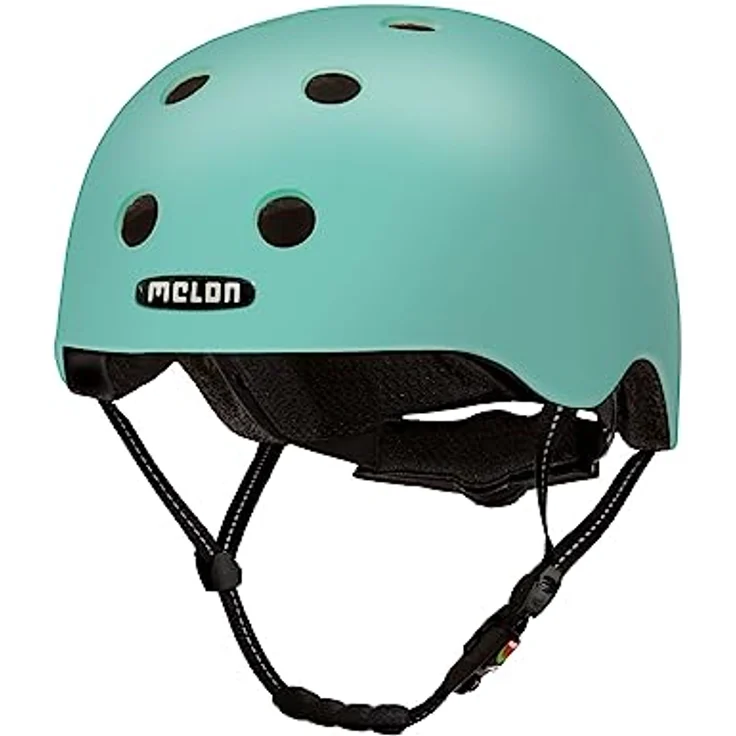 Melon Helm "Posh" Urban Active mit Magnetverschluss und Airflow Channel System, Rio, türkis – Bild 1