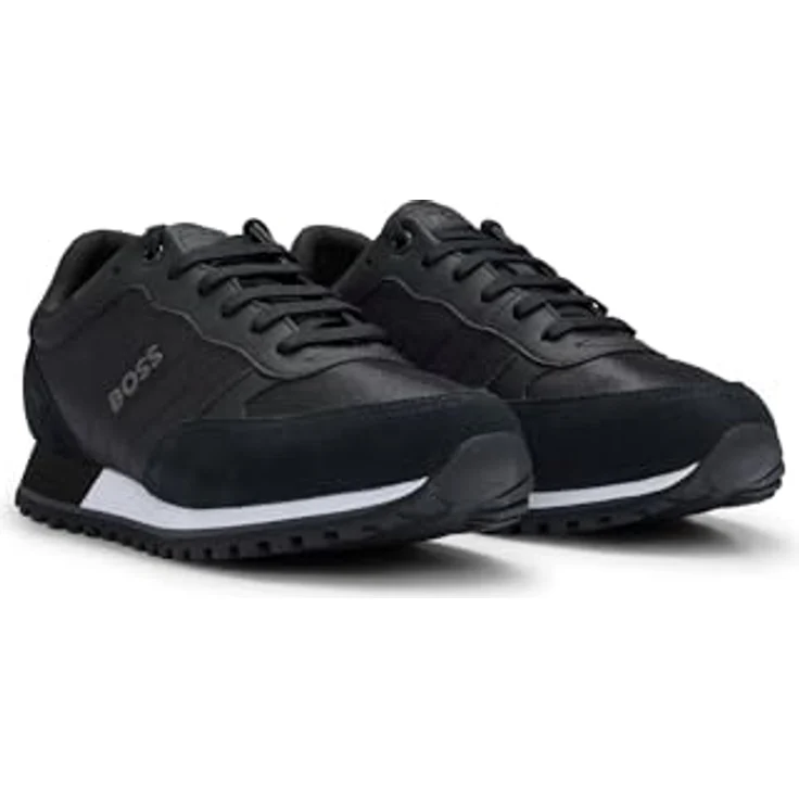 HOGOBOSS Parkour-L_Runn_ny_N 10240037 01, Laufschuhe aus Veloursleder mit profilierten Sohlen für guten Halt, Weite F – Bild 9