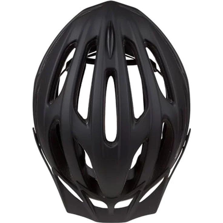 Polisport Cityhelm, Velohelm (54 - 58 cm) mit In-Mold-Technologie und integriertem Visier, schwarz – Bild 6